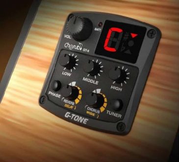 Preamp Equalizer Cherub G-Tone GT6 Pickup Gitar Akustik PreampAcoustic